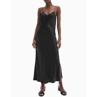 Calvin Klein + Pure Silk Maxi Slip Dress