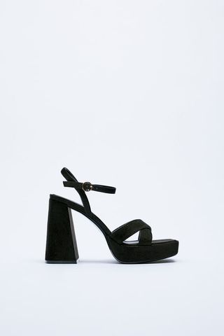 Zara + Ankle Strap Platform Sandals