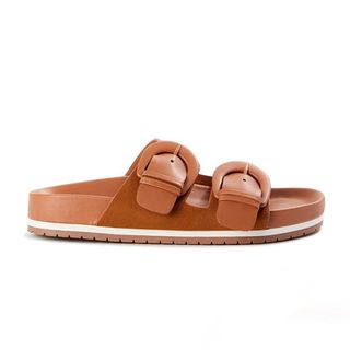 Time and Tru + Dressy Footbed Slide Sandal