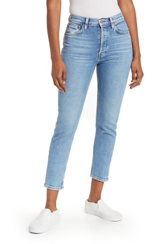 Re/Done + '90s Ankle Skinny Jeans