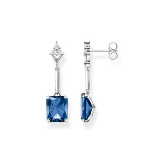Thomas Sabo + Earrings Blue Stone Silver