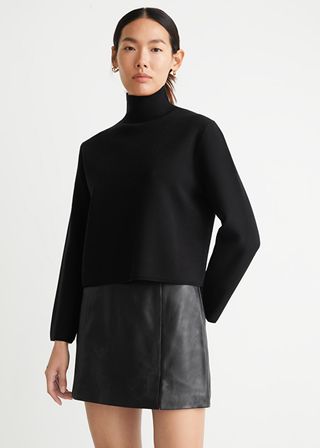 
Other Stories + Boxy Turtleneck Knit Jumper