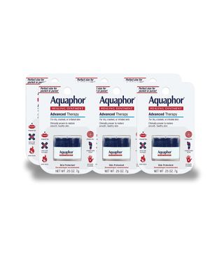 Aquaphor + Healing Ointment Advanced Therapy Skin Protectant, Dry Skin Body Moisturizer, 0.25 Oz Jar, Pack of 6