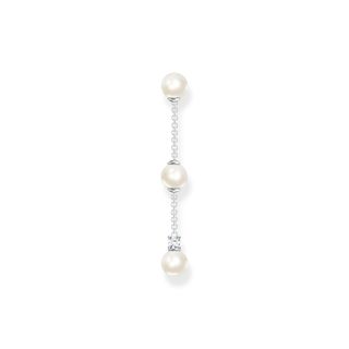 Thomas Sabo + Single Earring Pearls With White Stone Silver