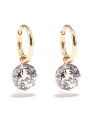 Jessica McCormack + Gypset Diamond & 18kt Black-Gold Earrings