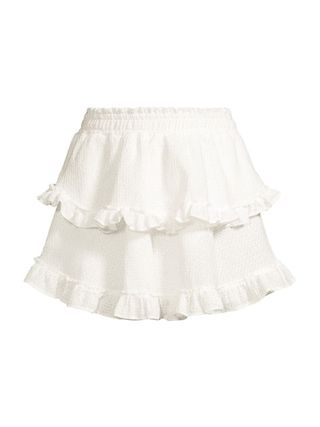 Peixoto + Aurora Ruffled Mini Skirt