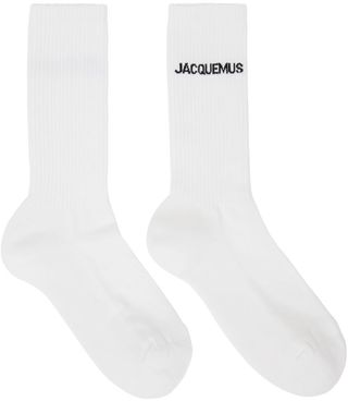 Jacquemus + White 'Les Chaussettes Jacquemus' Socks