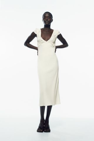 Zara + Lace Midi Dress