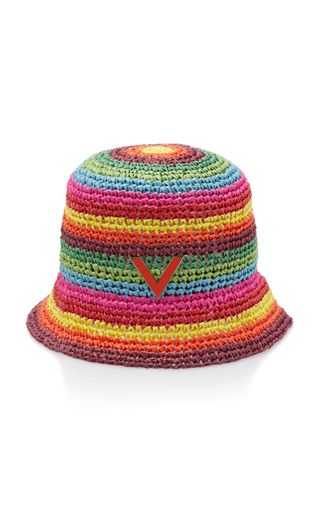 Valentino + Valentino Garavani Crochet Bucket Hat