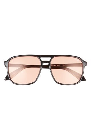 Quay Australia + On the Fly 48mm Aviator Sunglasses