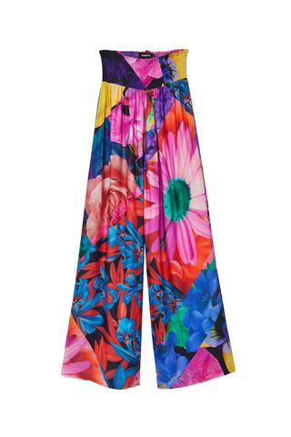 Desigual + Floral Palazzo Trousers