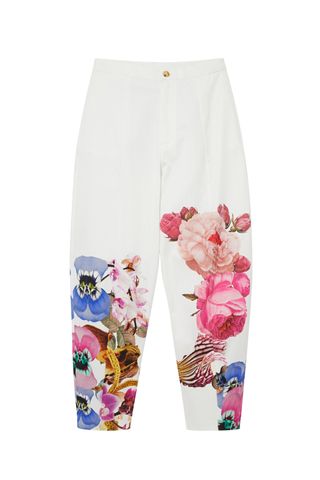 Desigual + M. Christian Lacroix Floral Baggy Trousers