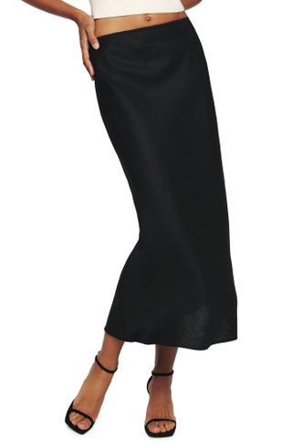 Reformation + Layla Linen Skirt
