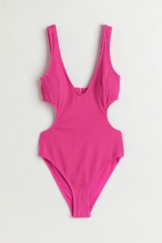 H&M + Padded-Cup Cut-Out Swimsuit