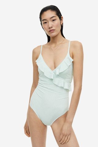 H&M + Flounced Shaping Swimsuit