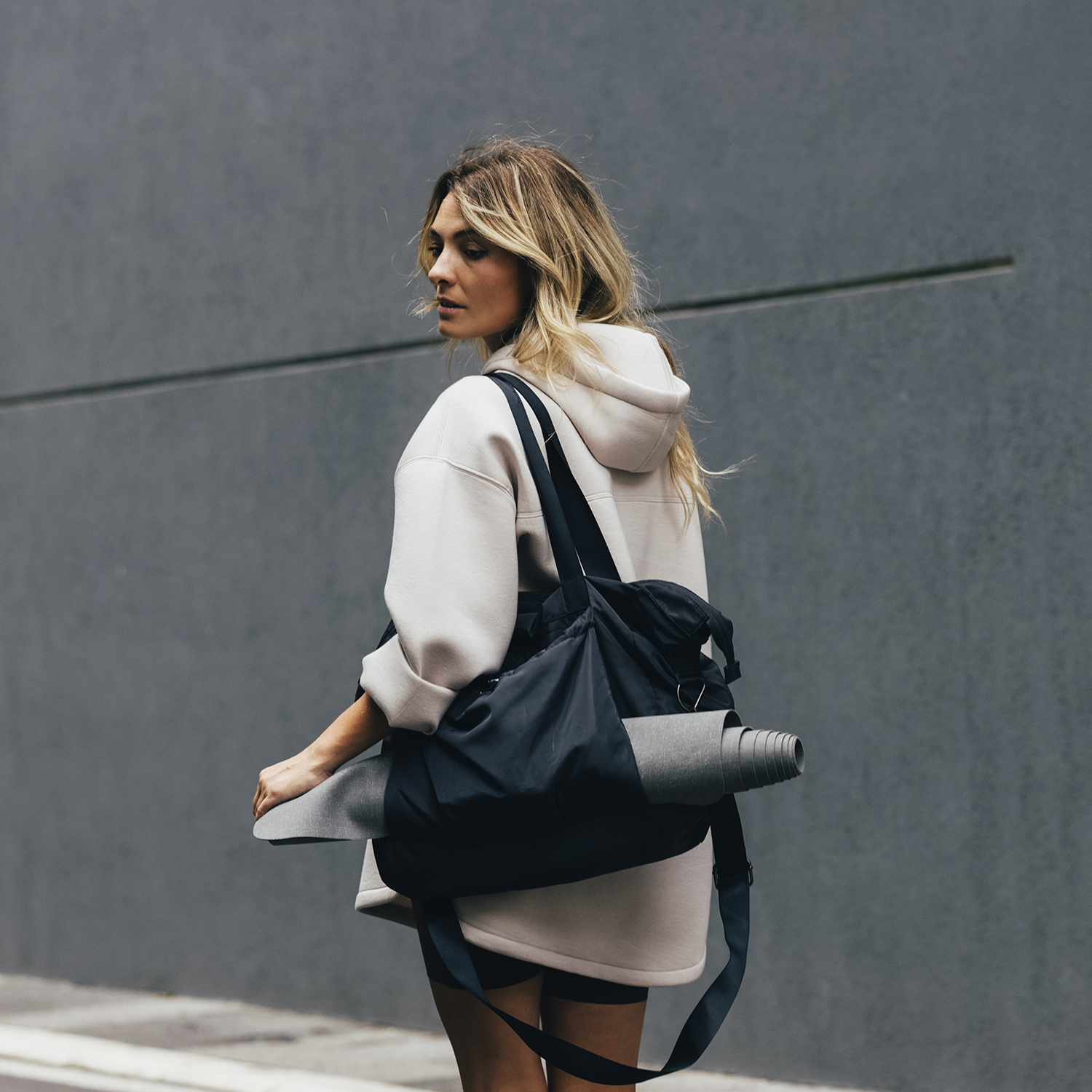 Nylon Gym Bags Lady's Fitness Yoga Bag Handbags Travel Bag Purse