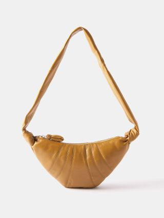 Lemaire + Croissant Small Leather Cross-Body Bag
