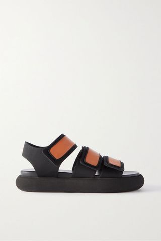Neous + Octans Leather and Neoprene Sandals