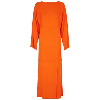 By Malene Birger + Harlim Orange Jersey Maxi Dress