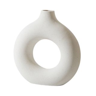 Dankwalm + Round Shape Flower Ceramic Vase
