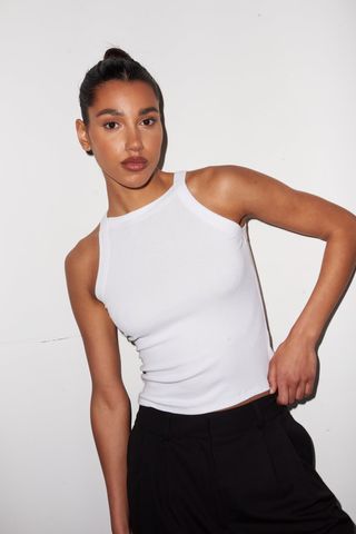 Lna Clothing + Ribbed Dylan Tank in White
