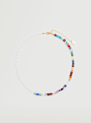 Mango + Mixed Bead Necklace