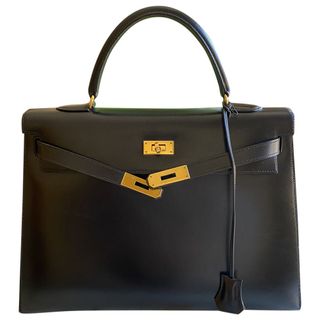 Hermès + Kelly 35 Leather Handbag