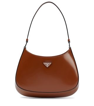 Prada + Cleo Small Leather Shoulder Bag