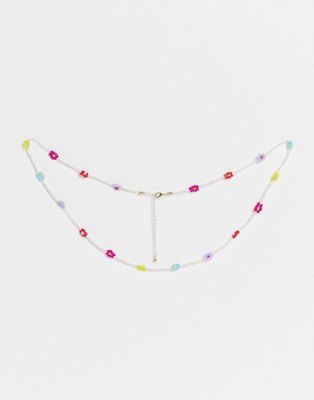 ASOS Design + Waist Beads With Daisies