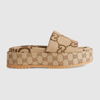 Gucci + Platform Slider Sandals
