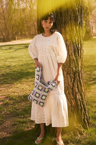 Damson Madder + Clarisse Broderie Maxi