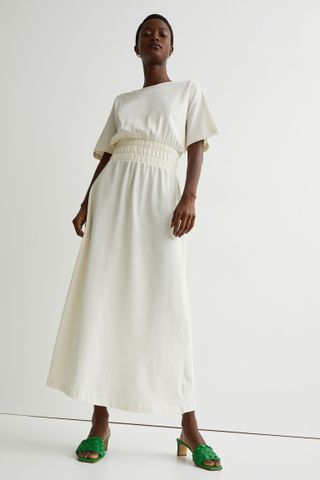 H&M + Smock-Waisted Dress