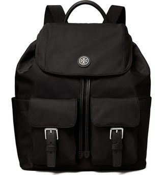 Tory Burch + Flap Nylon Backpack