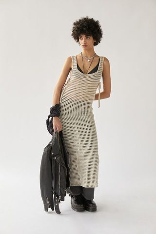 Urban Outfitters + Paula Crochet Midi Dress
