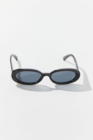 Le Specs + Outta Love Oval Sunglasses