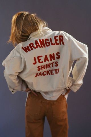 Wrangler + Embroidered Denim Jacket