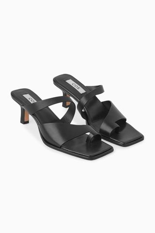 COS + Toe-Thong Heeled Sandals