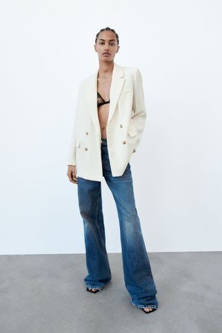 Zara + Basic Flowy Blazer