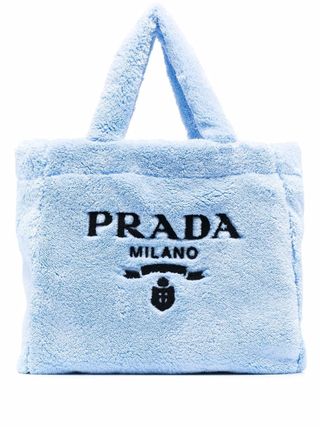 Prada + Logo Print Terry Tote