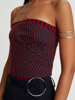 Tory Burch + Cotton Poplin Bustier