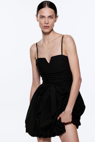Zara + Voluminous Mini Dress