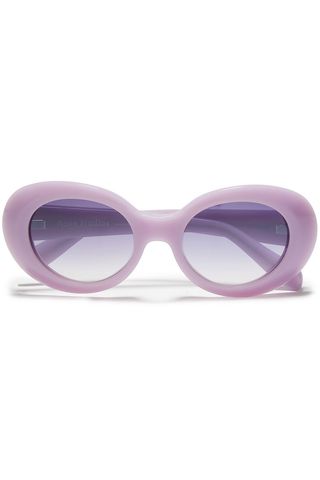 Acne Studios + Oval-Frame Acetate Sunglasses