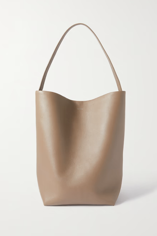 The Row + N/S Park Large Textured-Leather Tote