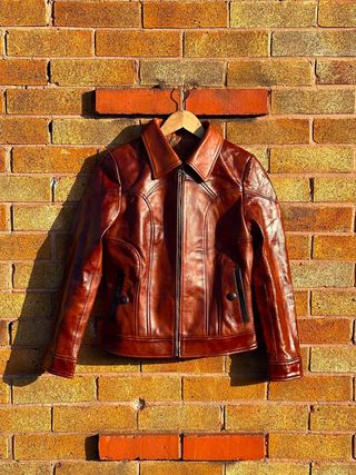 Bikerleatherart + Distressed Real Leather Jacket