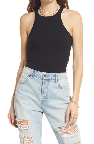 Bp + Crop Ribbed Tank