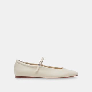 Dolce vita + Reyes Ballet Flats Ivory Leather