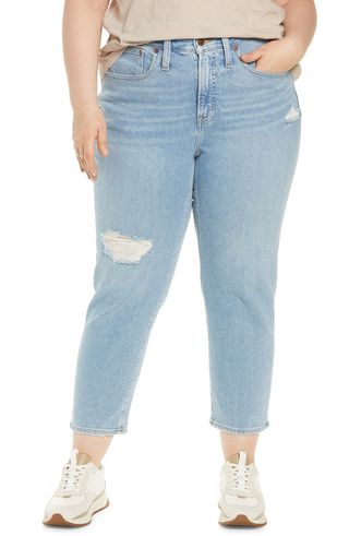 Madewell + Ripped Edition Mom Jeans