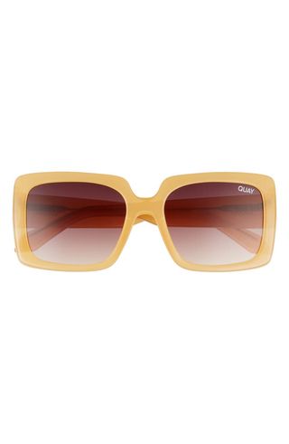 Quay x Paris Hilton + Total Vibe 54mm Square Sunglasses