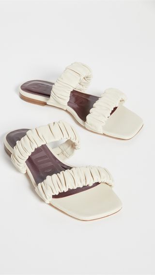 Staud + Maya Ruched Sandals