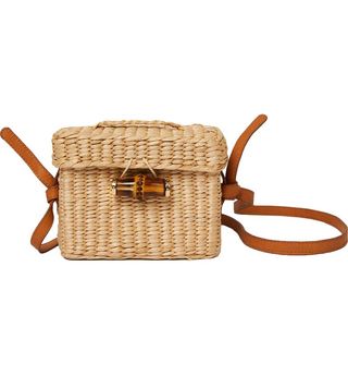 Btb Los Angeles + Tiff Rattan Woven Belt Bag